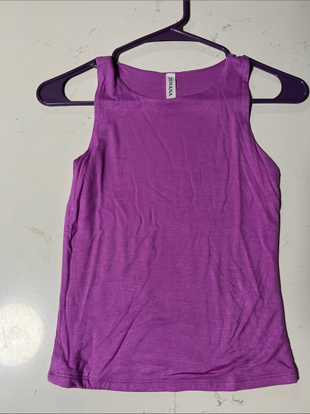 Zenana Women's Sleeveless Tank Top in Purple